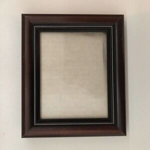Picture Frame Red Tone Wood 3X5.5 Photos Pre-Owned